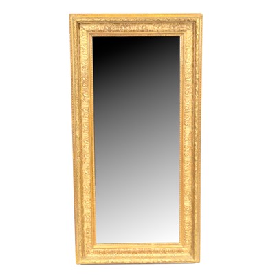 Lot 527 - Gilt gesso mirror