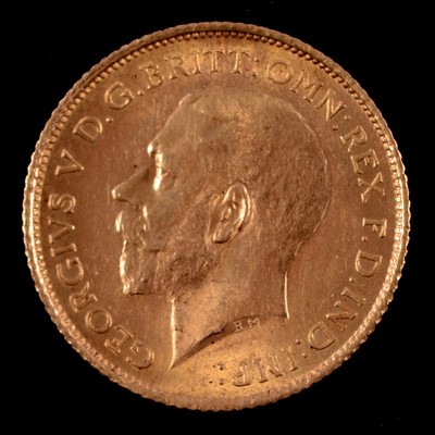 Lot 131 - A Gold Half Sovereign Coin, George V 1915, Sydney Mint.