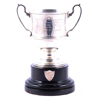 Lot 232 - Silver trophy cup