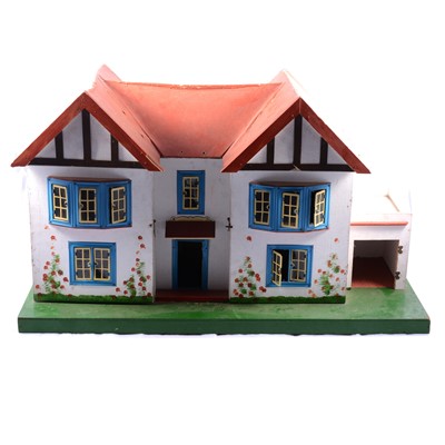 Lot 184 - Home made dolls house