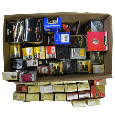 Lot 114 - Forty-nine die-cast model vehicles, including Corgi, Burago, Vanguard and others, boxed