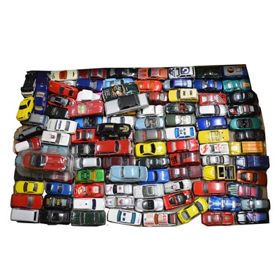 Lot 55 - One hundred and five die-cast vehicles, play-worn