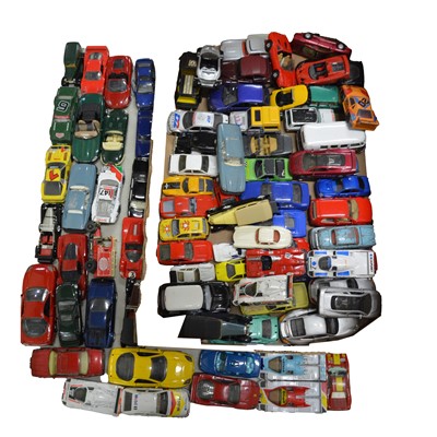 Lot 96 - Eighty die-cast model vehicles, play-worn