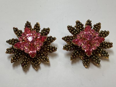 Lot 455 - Stanley Hagler N.Y.C. - a bracelet and earring suite.