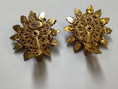 Lot 455 - Stanley Hagler N.Y.C. - a bracelet and earring suite.