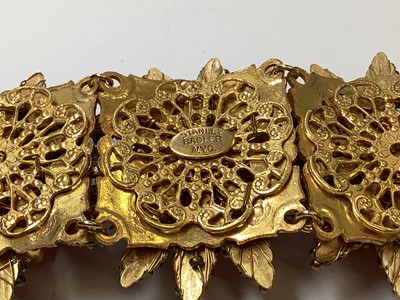 Lot 455 - Stanley Hagler N.Y.C. - a bracelet and earring suite.