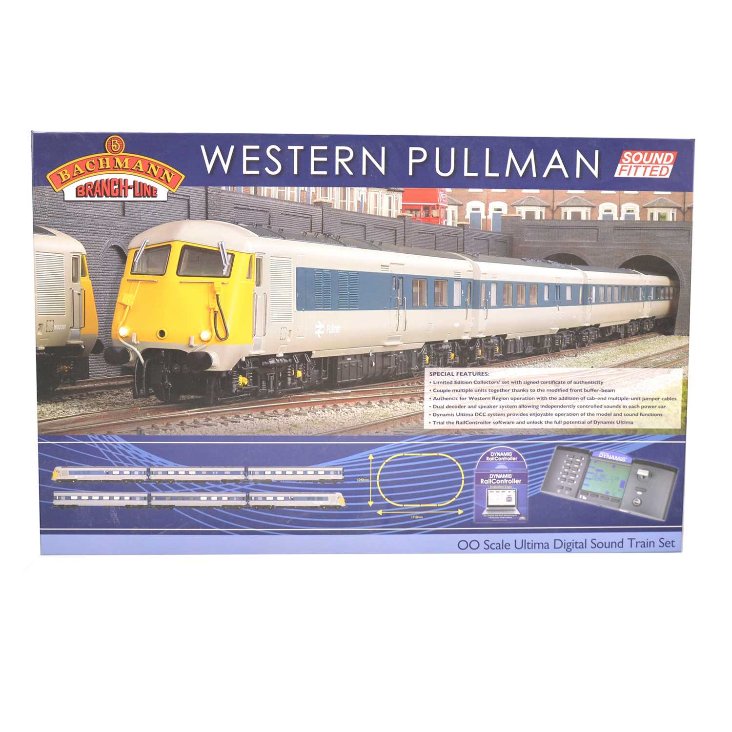 Lot 475 - Bachmann OO gauge digital sound train set, 30-420 'Western Pullman', boxed
