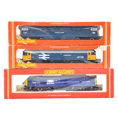 Lot 478 - Three Hornby OO gauge diesel locomotives, boxed