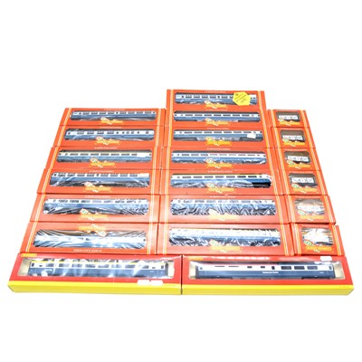 Lot 430 - Twenty-one Hornby OO gauge coaches and wagons, boxed