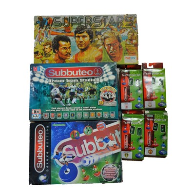 Lot 376 - Three sports tabletop games, with four additional teams