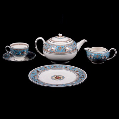 Lot 76 - Wedgwood Florentine part dinner, tea and coffee service.