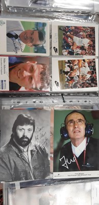 Lot 65 - Collection of assorted sporting autographs, including Athletics, Tennis, Cricket