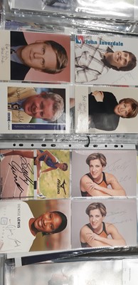 Lot 65 - Collection of assorted sporting autographs, including Athletics, Tennis, Cricket