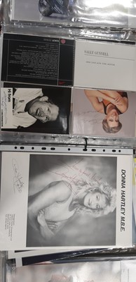 Lot 65 - Collection of assorted sporting autographs, including Athletics, Tennis, Cricket