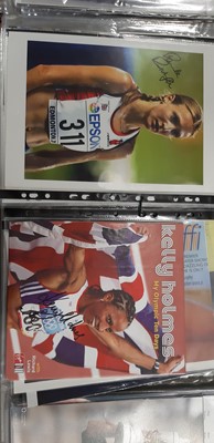 Lot 65 - Collection of assorted sporting autographs, including Athletics, Tennis, Cricket
