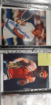 Lot 65 - Collection of assorted sporting autographs, including Athletics, Tennis, Cricket