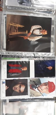 Lot 65 - Collection of assorted sporting autographs, including Athletics, Tennis, Cricket