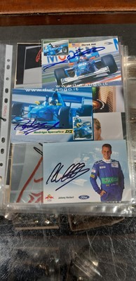 Lot 50 - Motorsport: collection of assorted signed photographs