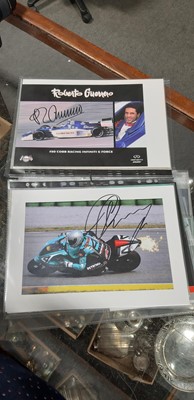 Lot 50 - Motorsport: collection of assorted signed photographs