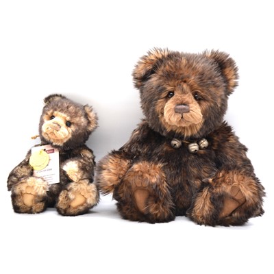 Lot 323 - Two Charlie Bears, Snuggles, Wurve You