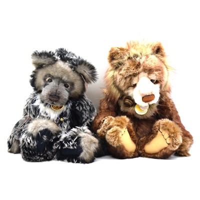 Lot 338 - Two Charlie Bear teddy bears, Oakley, Graeme