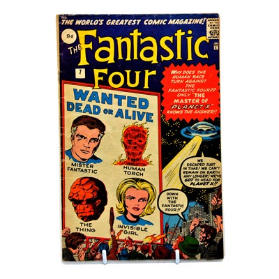 Lot 264 - Marvel Comics 'The Fantastic Four' #7 'Prisoners of Kurrgo, Master of Planet X', 1962