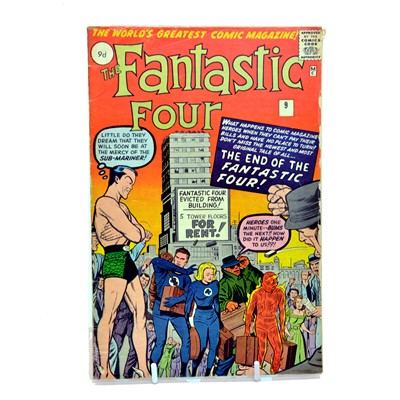 Lot 252 - Marvel Comics 'The Fantastic Four' #9 'The End of the Fantastic Four!', 1962