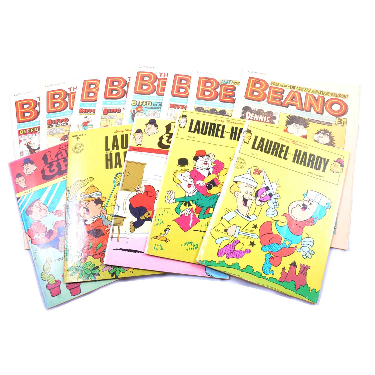 Lot 119 - Approximately 220 Comics - Beano, Dandy, Smash, and others