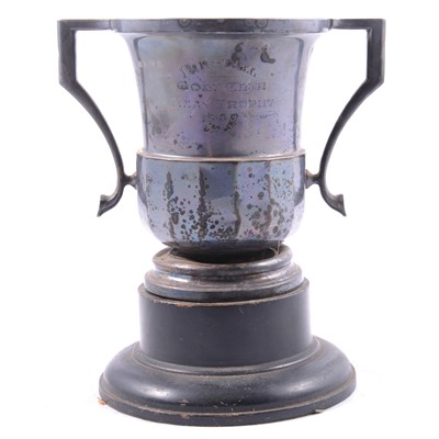 Lot 265 - Silver two-handled trophy cup, Charles Usher, Birmingham 1934