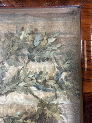 Lot 97 - Silk and fabric diorama, Garden of Eden