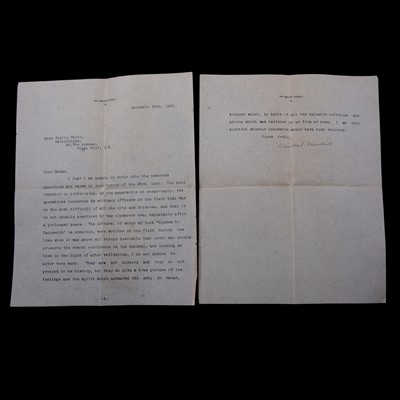 Lot 139 - Winston Churchill - hand signed typed letter