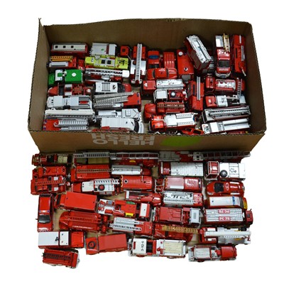 Lot 191 - Sixty-six die-cast fire engines