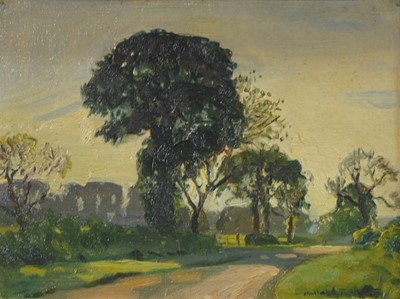 Lot 185 - George Herbert Buckingham Holland, The road passing Althorp Park