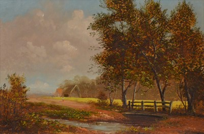 Lot 307 - Frances Cythia Bond, The Lake - Hamden Park, and two other paintings