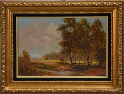 Lot 307 - Frances Cythia Bond, The Lake - Hamden Park, and two other paintings