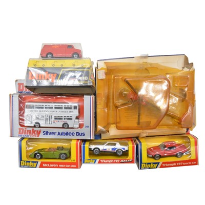 Lot 35 - Six Dinky die-cast models, boxed