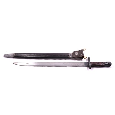 Lot 275 - M1917 / M1917 bayonet with scabbard, by Remington