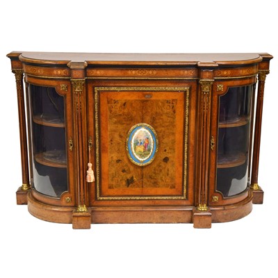 Lot 499 - Victorian bowfront credenza