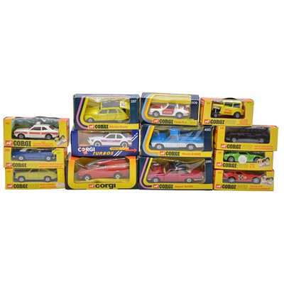 Lot 108 - Thirteen Corgi die-cast models, boxed