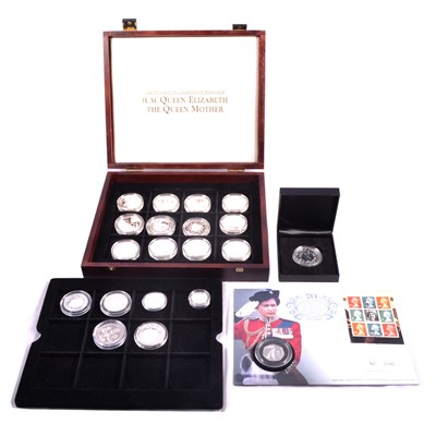 Lot 310 - Collection of silver proof and other commemorative coins.