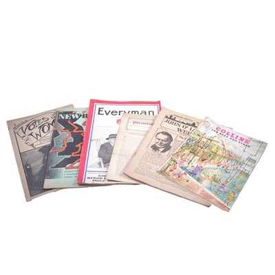 Lot 239 - Three boxes of late 19th century and later newspapers, magazines and journals.