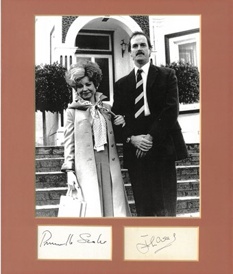 Lot 23 - Fawlty Towers: collection of cast authographs