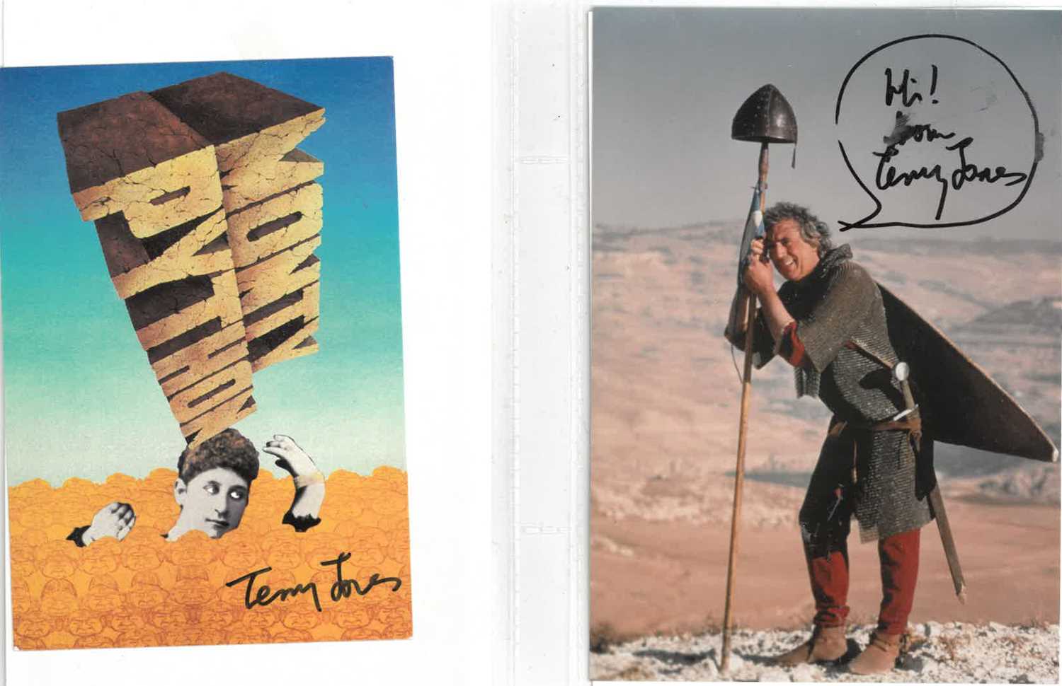 Monty Python Cleese Bobbed Lot 27 - Monty Python: assorted autographs of Cleese,