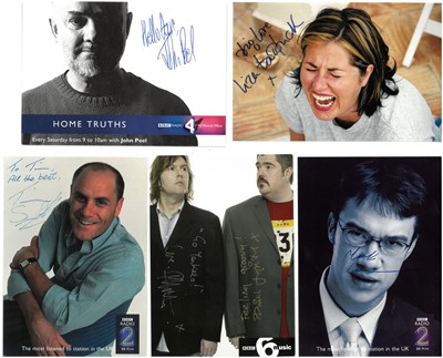 Lot 37 - Collection of British Television and Radio Presenter autographs