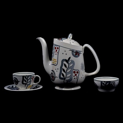 Lot 164 - Ringwood Ware 'Calypso' pattern part coffee set.