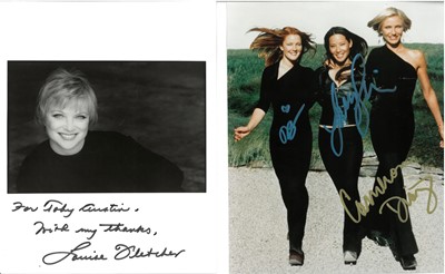 Lot 32 - Collection of autographs of actresses and female personalities, mostly 1990s