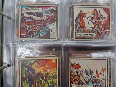 Lot 353 - Four collectors cards sets, Civil War News, Flags of the World; High Chaparral, Legend of Custer