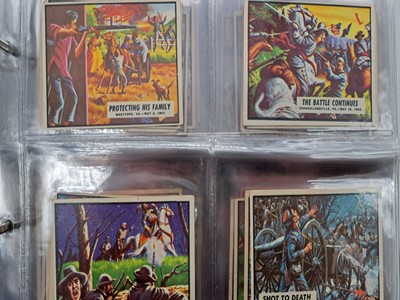 Lot 353 - Four collectors cards sets, Civil War News, Flags of the World; High Chaparral, Legend of Custer