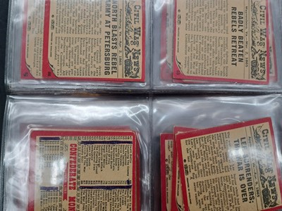 Lot 353 - Four collectors cards sets, Civil War News, Flags of the World; High Chaparral, Legend of Custer