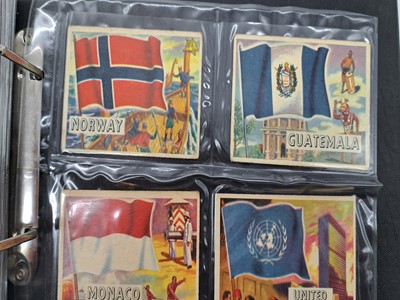 Lot 353 - Four collectors cards sets, Civil War News, Flags of the World; High Chaparral, Legend of Custer